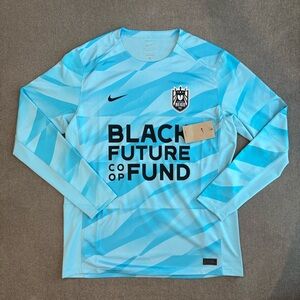 Seattle Reign FC 2024 Nike Dri-FIT Adult Blue Goalkeeper Jersey -‎ Large